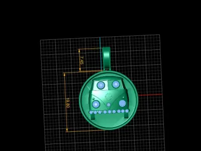 BESPOKE DIAMOND PENDANT 3D PRINTABLE MODEL  3D print model