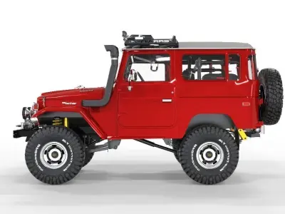 Toyota Land Cruiser FJ40 1978 4x4 3D model