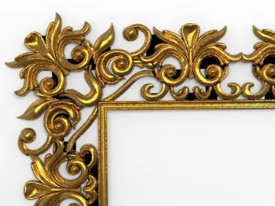 carved frame 3D model shop