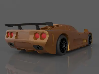 Mosler MT900 3D Model For Printing RC Car and Miniature  3D print model