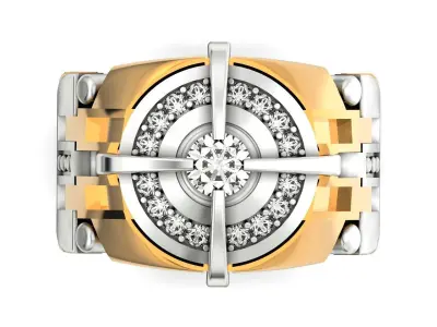  Watch man ring Dial 1460 3D print model