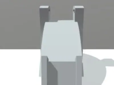 Mehran University Jamshoro Main Gate 3D model