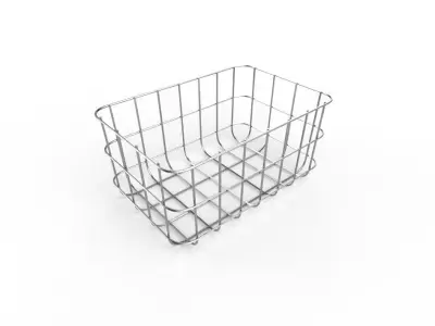 Wire Bin M04 Low-poly 3D model