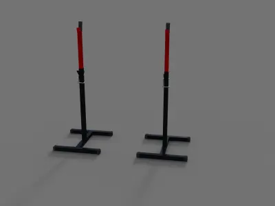 Bench Squat Racks Free 3D model