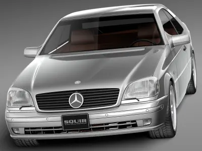Mercedes-Benz CL500 C140 1993-1998 3D model