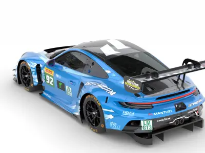 Porsche 911 GT3 R LMGT3 2025 3D model