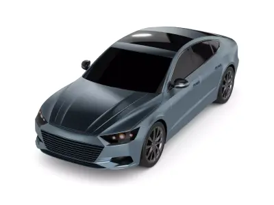 Sedan Car 3D model get