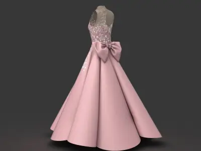 PROM DRESS  2 3D model