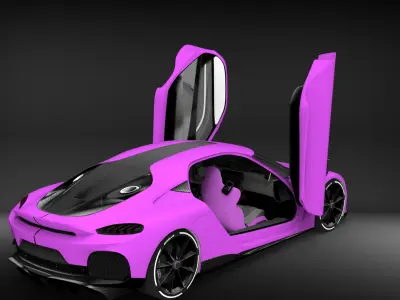Koenigsegg Jesko 3D model