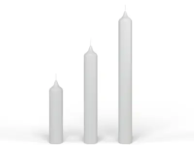 Candle Stick Set 3D model