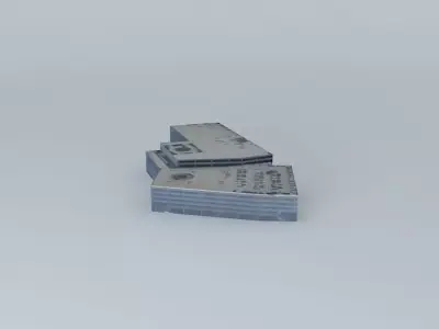 Parking Garage at KPHL 3 Free 3D model