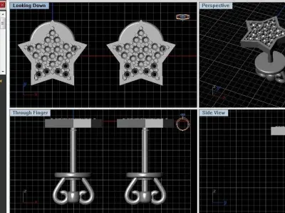 Small stars classic 3D print model