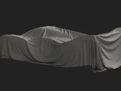 Sportcar Cover 03 3D model