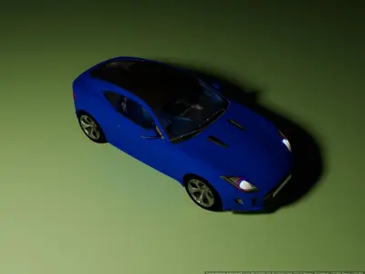 Jaguar F type R 3D model