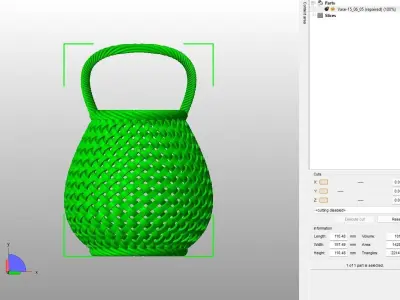 Traditional Basket-01 3D print model