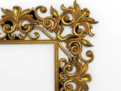 carved frame 3D model shop