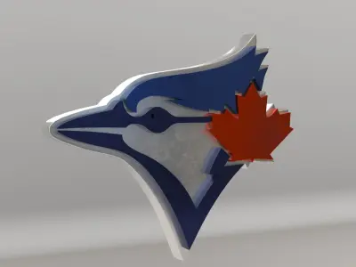 MLB Toronto BlueJays V2 Team Logo 3D model