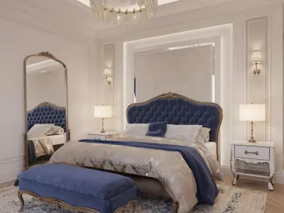 Classic Interior Design 3D model