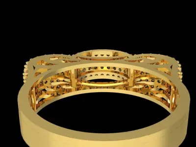 Diamond Ring 003 3D print model