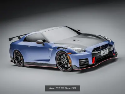 Nissan GTR R35 3D Model Pack