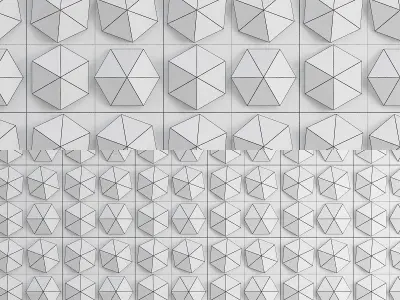 GURJIEF DECOR wall panel 3d model Low-poly 3D model