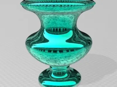 Contemporary vase 3D print model