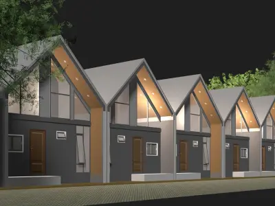 Resort house 24ZZ24 3D model