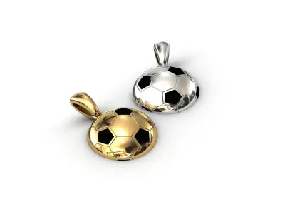 Football Pendant Jewelry Model Ball 3DM STL 3D print model