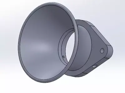 carburetor air horn 50mm 3D print model