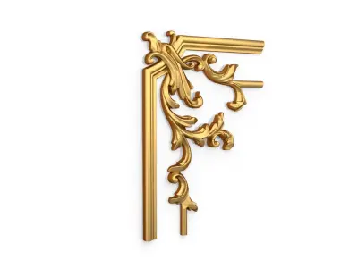 Classic decor ornament 141 3D model