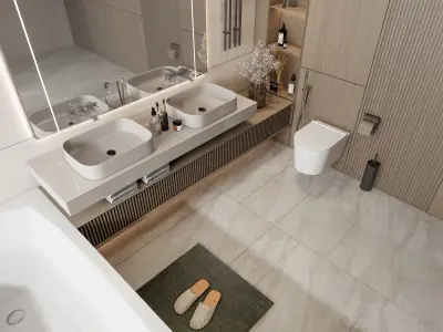 Bathroom 100  3D model