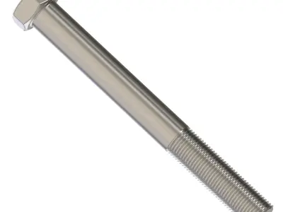 Steel High Tension Bolt 3D print model