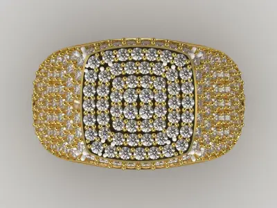 luxury man ring mr0165 3D print model