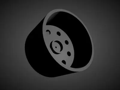 Fifteen52 Teardrop scalable and Printable rim 3D print model