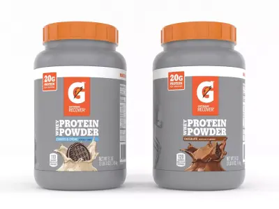 Protein Powder 3D model