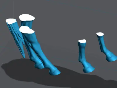 3D Print Ready Irish Sport Horse  3D print model