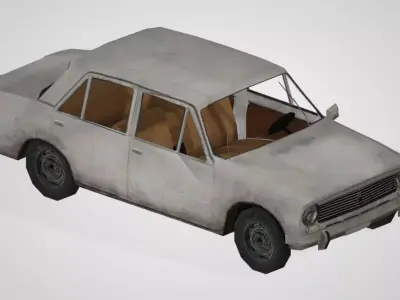 Lowpoly Car 07 Low-poly 3D model