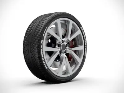 Wheel v6 3D model