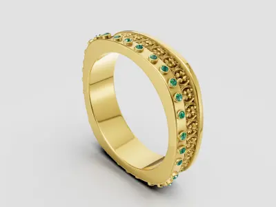  Luxury Gold Rings 3D Printable Models 3D print model