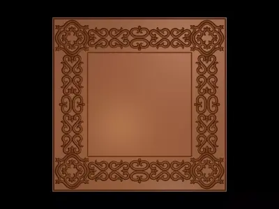 Square Frame 3D print model