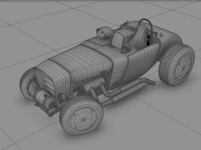 hot road 3D model