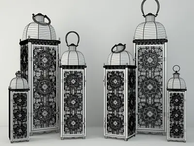Metal Lanterns 3D model