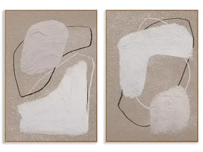 Abstract Painting Frame set 3D model 125