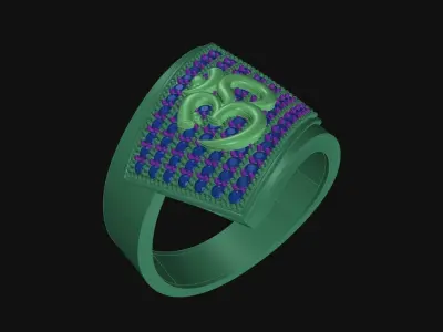 Om Bypass Ring - 210908 3D print model