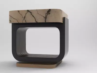 Furro Coffee Table Low-poly 3D model