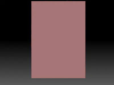 Bas-relief of the bear  3D print model