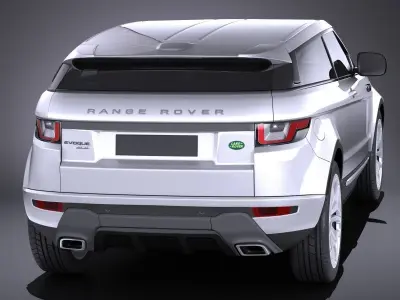 Range Rover Evoque 3-door 2017 3D model
