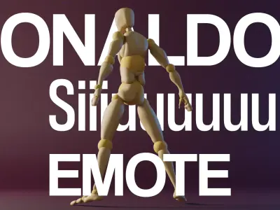 Ronaldo Siu Emote Mocap Motion Capture Animation Free low-poly 3D model