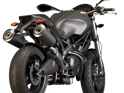 Ducati Monster 696 3D model