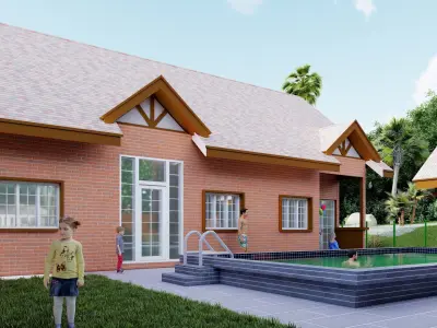 chalet  3D model